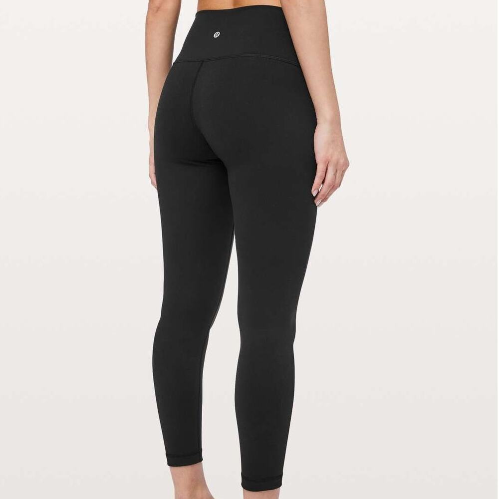 Lululemon Wunder Under High Rise Tight 25 Full On Luon Black Leggings Size 4